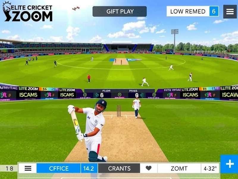 Realistic Cricket Gameplay in Elite Cricket Zoom Elite Cricket Zoom Gameplay